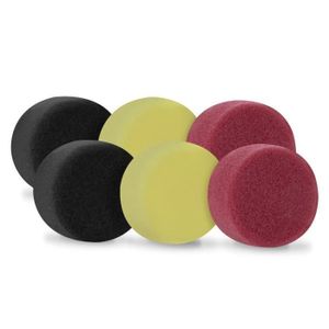 XBP123M14 32Pcs 25mm 50mm et 80mm Kit de Polissage Pad Éponge à polir Kit pour Voiture Ponçage Polissage pour Polisseuse Machine à polir SPTA Éponges de Polissage 