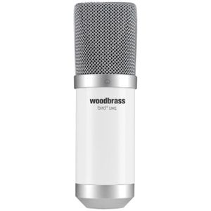 MICROPHONE - ACCESSOIRE WOODBRASS Bird UM1 Blanc - Microphone USB Cardioïd