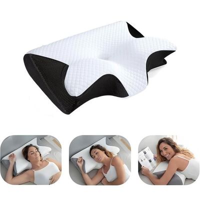 Aoceki Oreiller Ergonomique Cervical,Oreiller Anti Ronflement et Apnée