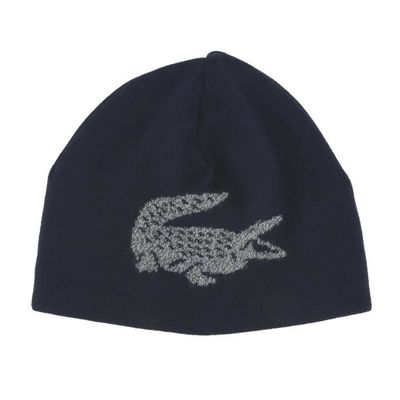 Bonnet Lacoste reversible RB2186 437 bleu marine et gris chine x000D Cdiscount Bagagerie Maroquinerie