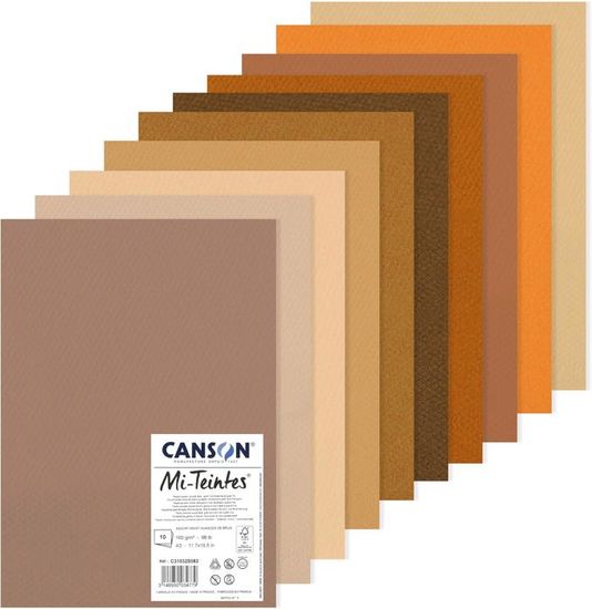 CANSON 5297721 à 23,90 € - CANSON Bloc de feuilles à dessin 'Mi-Teintes CANSON 5297721 à 23,90 € - CANSON Bloc de feuilles à dessin 'Mi-Teintes