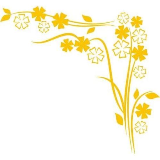 Sticker Mural Trou De Souris Hamac Avec Palmier 10 X 25cm - Noir.[Q2173] - Maison