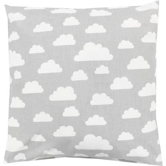 Taie d'oreiller en satin de coton à imprimé floral Marino