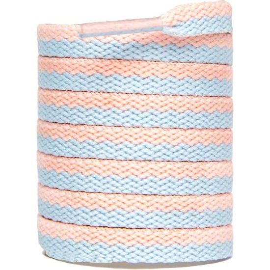 BIGOOD 2 Paires Lacets Plats Haute Pour Baskets Chaussures De Sport Bottes 120cm Long 8mm De