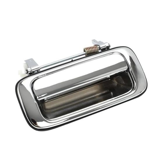 Poignée De Porte Extérieure Droite Avant Pour Toyota Camry 1997-2001 - Noir Lisse - Avec Trou De Serrure