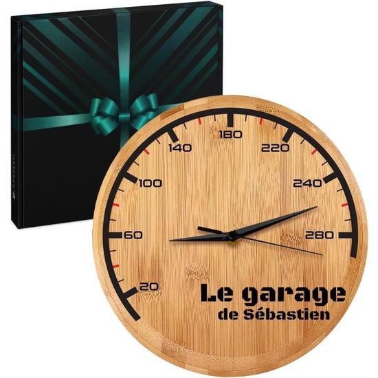 Certykllp Horloge murale en forme de gant de boxe avec texte personnalisé, horloge de table de sport adaptée pour décorer les salons, salles d'étude, cadeau pour les amateurs de boxe de fête