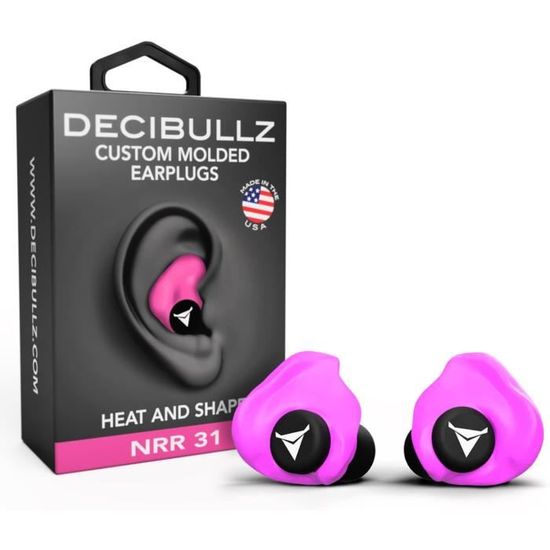  Bouchons d'oreilles moulés surmesure Rose, Protections auditives — free download