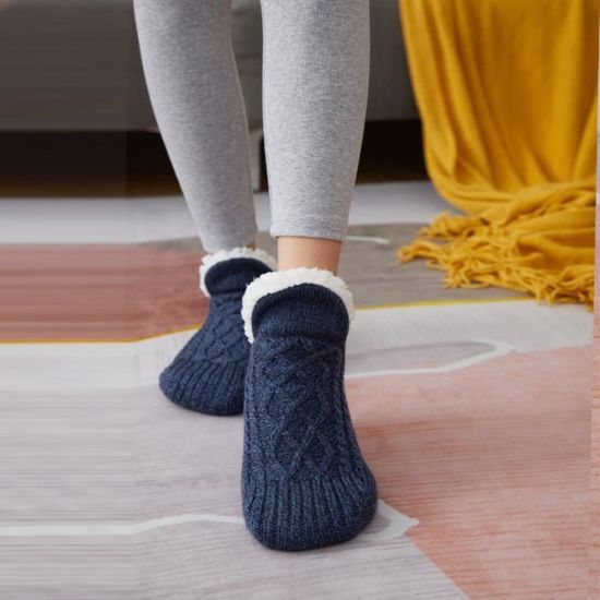 Chaussons chaussettes femme outlet