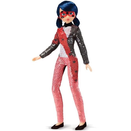 Portamonetes Portafoglio Portamonete Portachiavi Miraculous Ladybug - 13 Cm - Rosso Con Zip - 3
