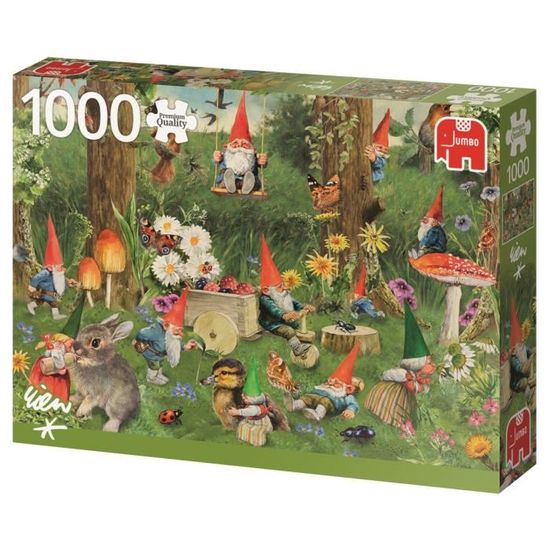 JUMBO Puzzle De 1000 Piezas – Panadería De Jan Van Haasteren, Ilustración Humorística Con Personajes Clásicos, Cartón Reciclado