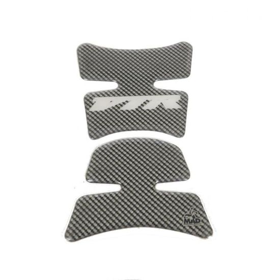 Protection Réservoir Moto 3D En Carbone - Adhésive Et Anti-Jaunissement - 20 X 13 Cm - Pour Motos Sport