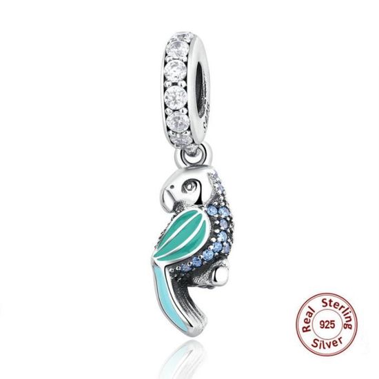 Bracelet Femme à Charms Perle Et Fleur Dorée Verte - Style Bohème, Alliage, Neuf Avec étiquettes