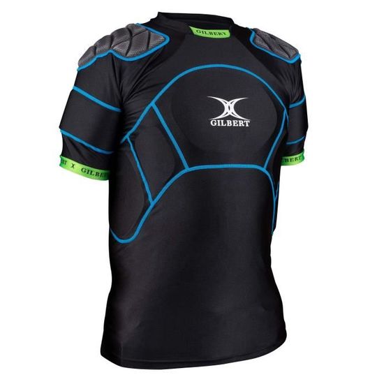 Épaulière Rugby Gilbert Top 14 Noir - Taille M - Occasion Très Bon État