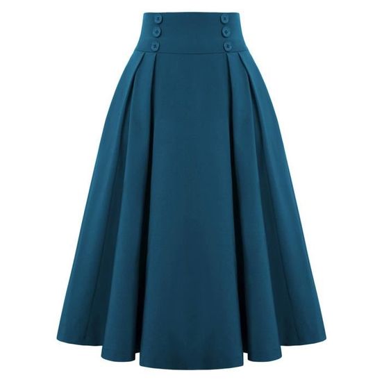 Jupe mi-longue évasée Tweed de laine vierge grise | DIOR