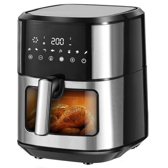 Friteuse sans huile Sboly 1700W, grande capacité de 8L 8