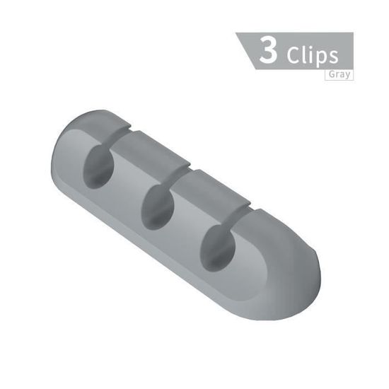 Clip Pince En Silicone Pour Souris - Accessoire Pratique Pour Garder Votre Câble En Place, Neuf