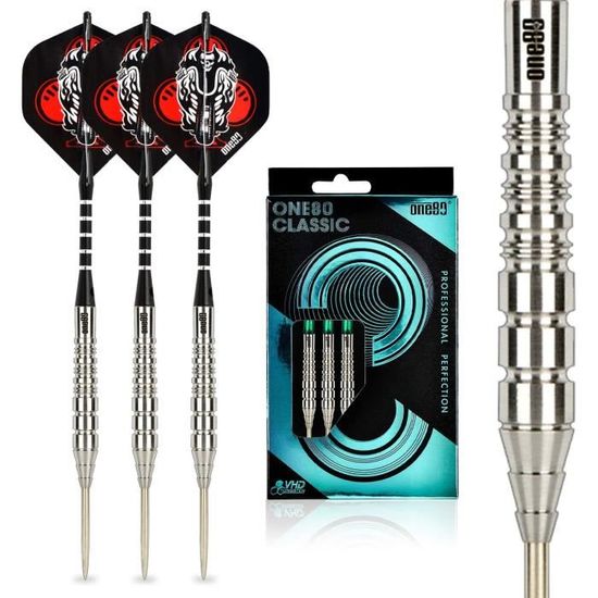 Red Dragon Dragonfly Black Parallel 95% - Fléchettes pointe Acier
