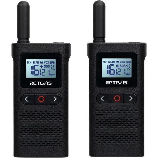 Retevis RT30 – Talkie-walkie Enfant – Hibou Bleu – LED Yeux – 3 Sonneries – Arrêt Auto – 3 Piles AAA – Dès 3 Ans