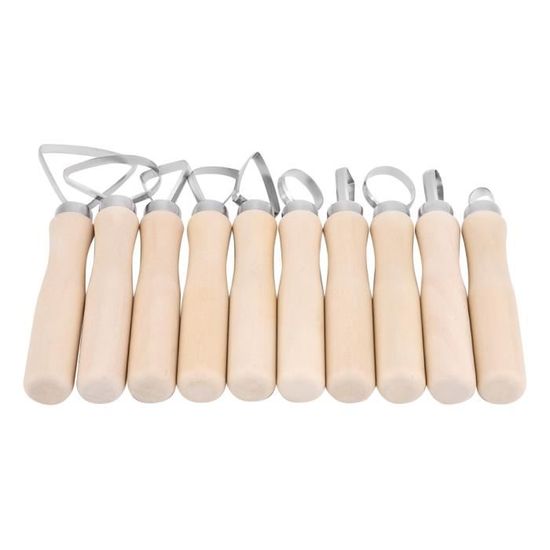 TMISHION outils de poterie 28 outils d'argile en polymère Portable