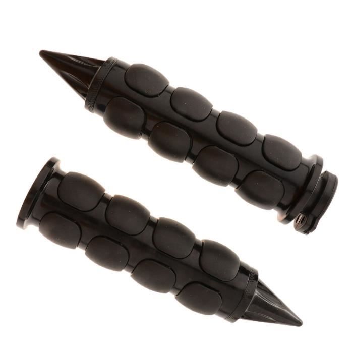DOMINO Paire De Poignées Trial Gris/noir (boutons De Moto) / Couple De La Poignée D'essai, Gris/noir (Knobs Motorcycle