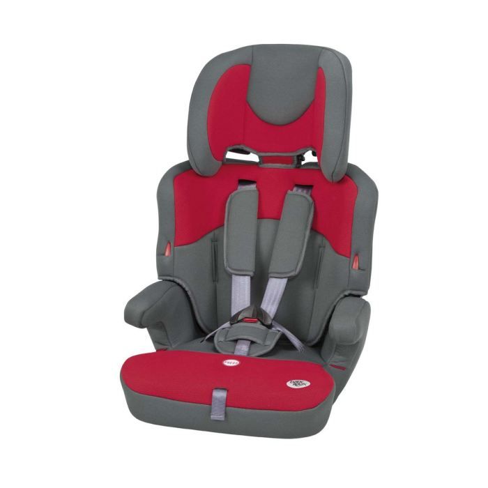 BABY RELAX Saga Gr 1/2/3 Rouge et gris - Achat / Vente siège auto