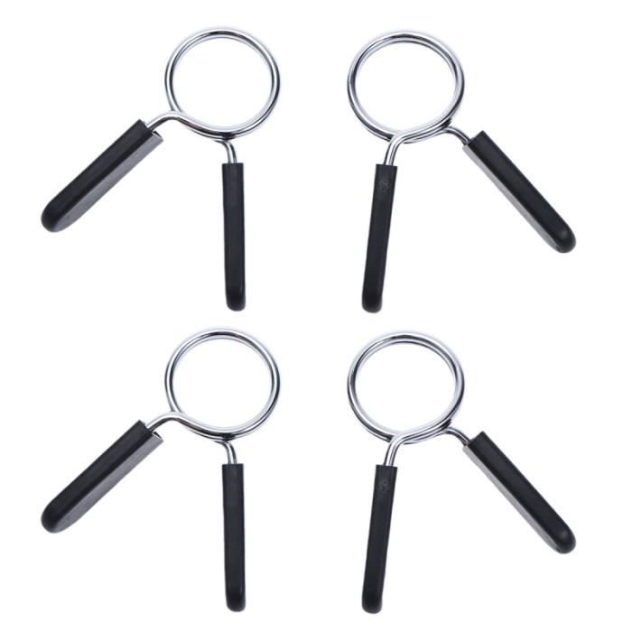 Pince à haltères 4 pièces 28mm à en acier robuste durable pour l'haltérophilie BARRE - HALTERE - POIDS