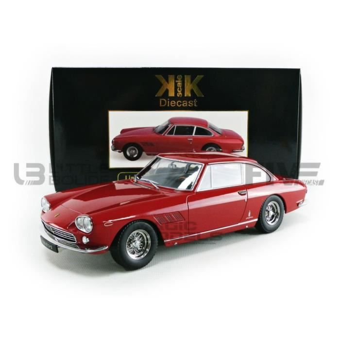 Voiture Miniature de Collection - KK SCALE MODELS 1/18 - FERRARI 330 GT 2+2 - 1964 - Red - 180421R