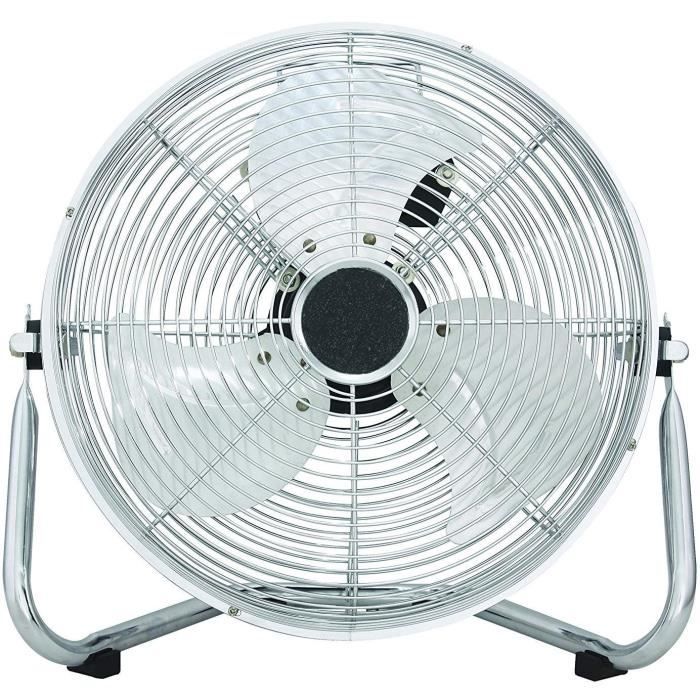 DOMAIR Brasseur d'air a poser - 45 cm - 120 watts - Chromé