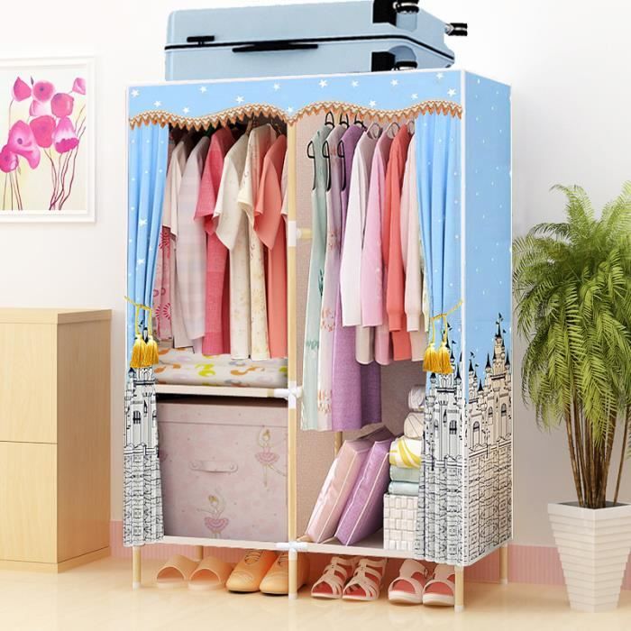 Armoire Tissu Bleu