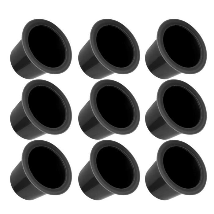 EBTOOLS Coques de capsule Kit de Tasse de Filtre à Poudre de Café Coque de Capsule de Café Jetable de Cuisine pour Nespresso(Noir