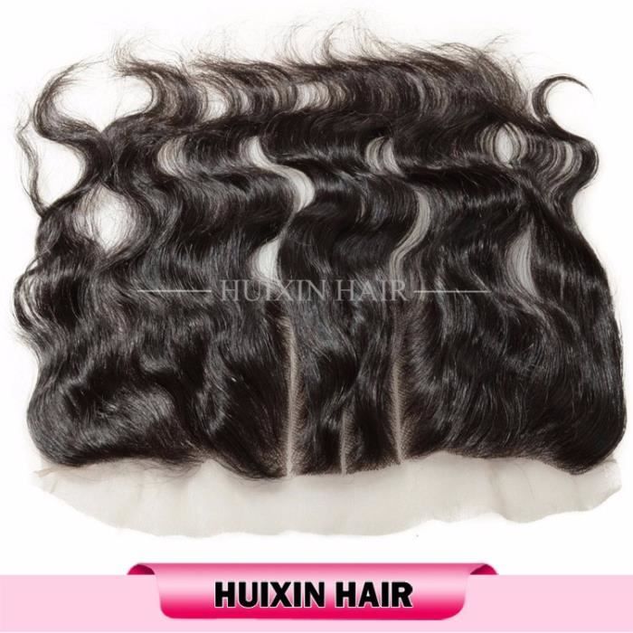 13x4 frontals lace closure Bresilien cheveux naturel body wave 16 pouces,100% humains cheveux