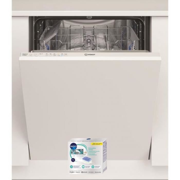 INDESIT Lave-vaisselle tout intégrable encastrable 49dB 13 COUVERTS 60cm 5 Programmes