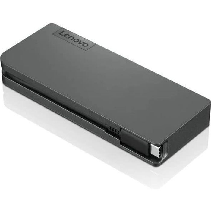 LENOVO Station d'accueil USB Type C pour Notebook - 3 x Ports USB - 1 x USB 2.0 - Réseau (RJ-45) - HDMI - VGA - Filaire