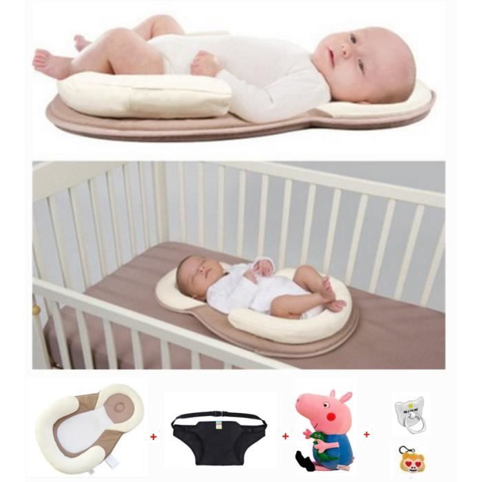 Nid de Bébé, Réducteur de Lit, Baby Pod, Support de Sommeil Ergonomique Réducteur de Lit Oreiller de sommeil côté bébé