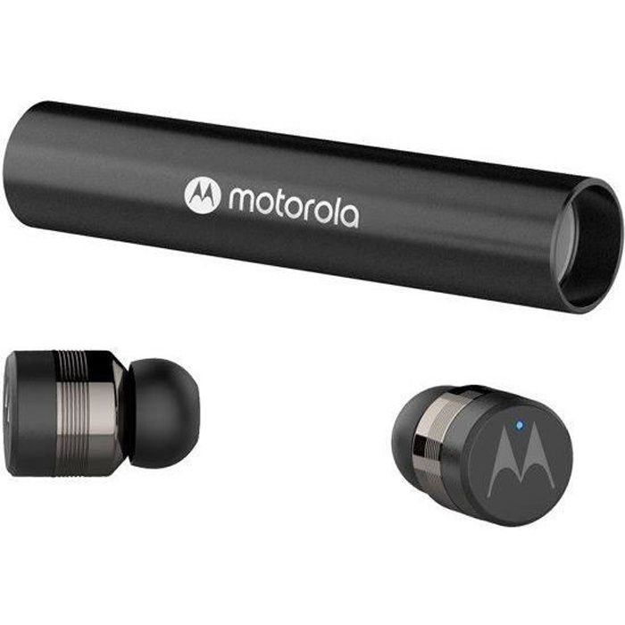 Motorola VerveBuds 300 - Écouteurs Bluetooth 5.0 sans Fil Stéréo - True Wireless - 10h et Micro Intégré - Noir