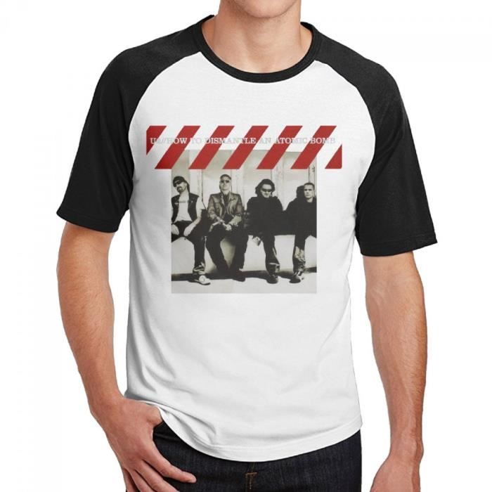 U2 How To Dismantle An Atomic Bomb Homme Col rond Coton Manche courte T-shirt de Baseball