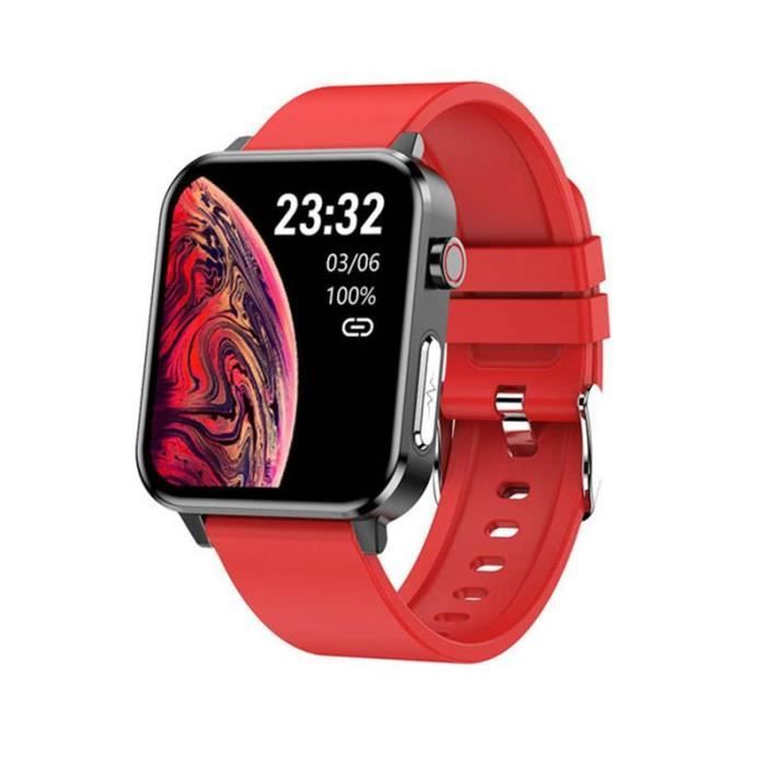 Montre connecté E86 Rouge