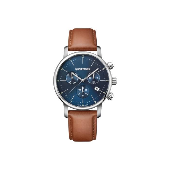 Wenger - Mod. 01.1743.104 - Homme - Quartz - Chronographe - Analogue