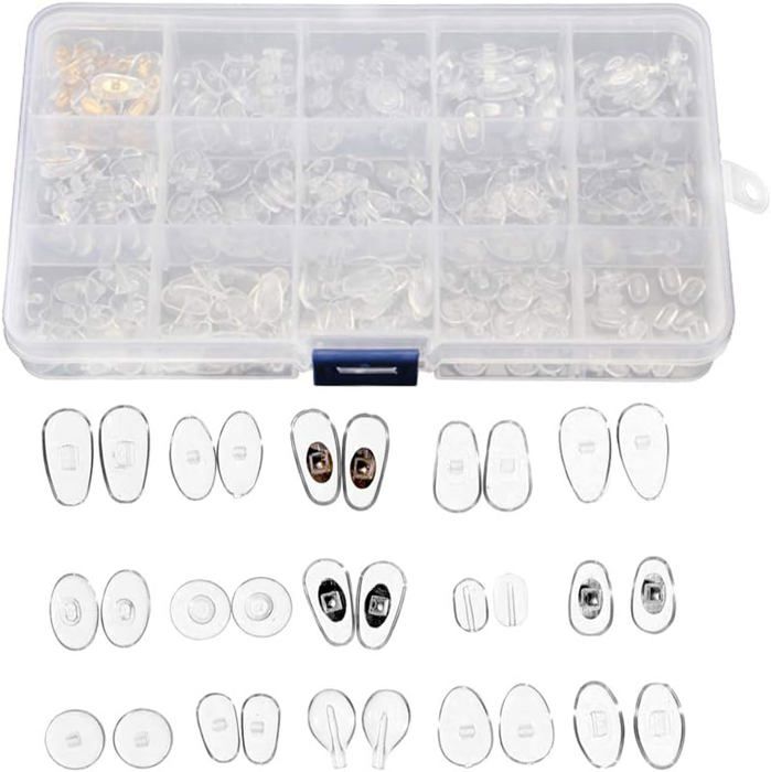 SPORTS WORLD VISION Plaquettes Nasales | Plaquettes Nasales Air Active En Silicone Souple De Qualité Supérieure | 16mm Protections De Lunettes à