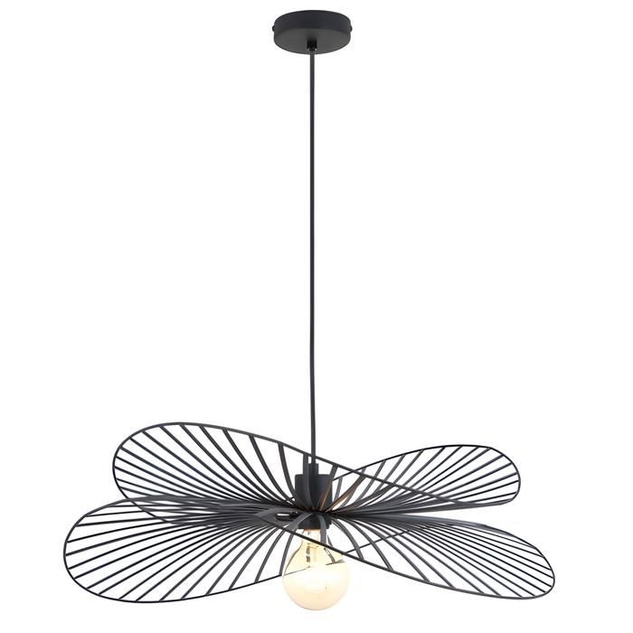 Lampe Suspendue De Plafond Toolight App1842-1Cp Lampe Pendante Au Plafond Noir 61 5X61 5X19Cm