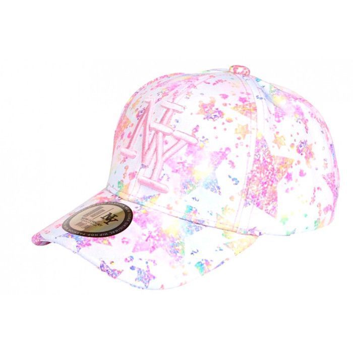 Bonnet Hip Hop Honour Newy Sky – Laine Acrylique Douce, Broderie NY 3D – Taille 7-12 Ans – Noir Et Bleu Ciel