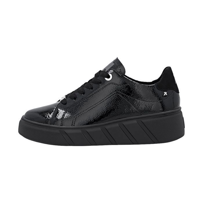 Basket Basse Cuir Rieker Astor - Noir