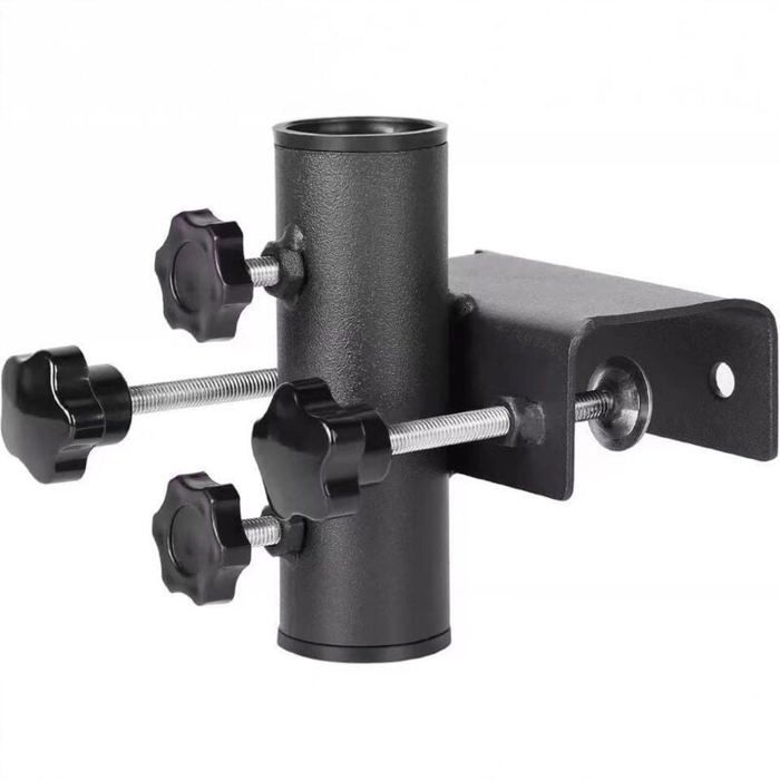 DRE-Support pour Parasol Balcon Porte Parapluie pour Extérieur Porte Parasol en Métal Fixation Attache Parasol pour Balcon Terr