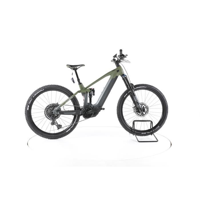 Vélo électrique - Cube Stereo Hybrid 140 HPC TM - vert - VTT électrique tout suspendu - Bosch 625 Wh Reconditionné - Cube