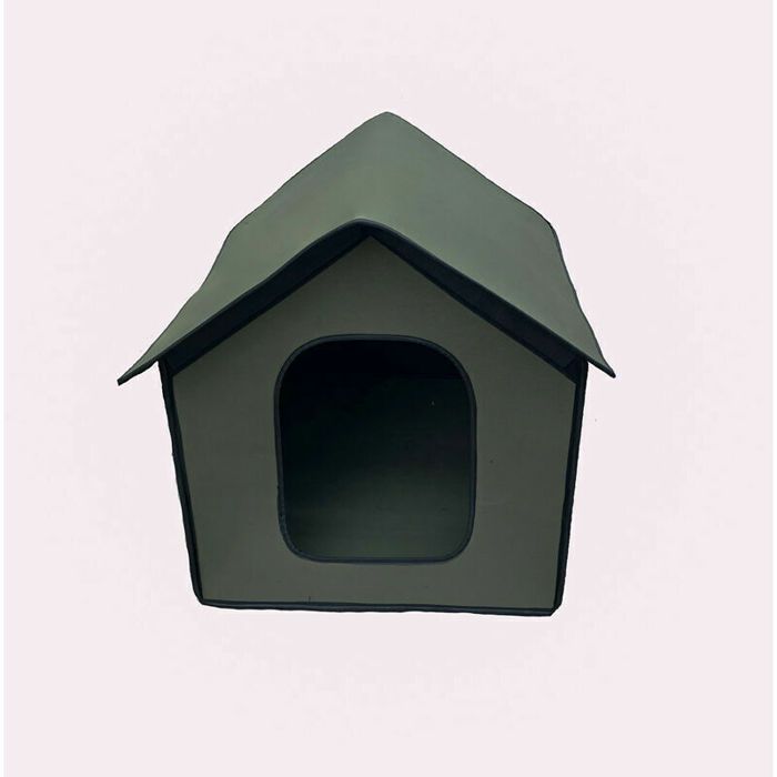 Niche extérieure pour animaux - PZCC - Pliable - EVA imperméable - 38x35x38 cm - Entrée 22x18 cm
