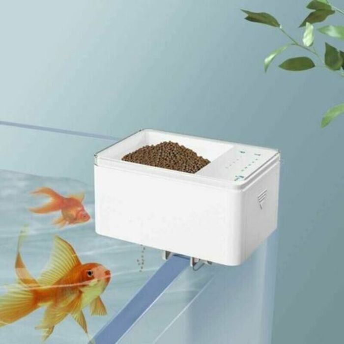 Distributeur automatique nourriture poissons - LON® - minuterie numérique 70 ml - piles AAA - silencieux
