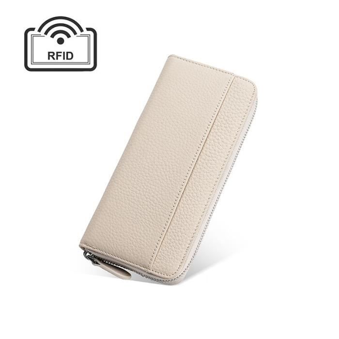 Porte-cartes Femme Pomelo – Cuir Tricolore, Protection RFID, Neuf Avec étiquettes