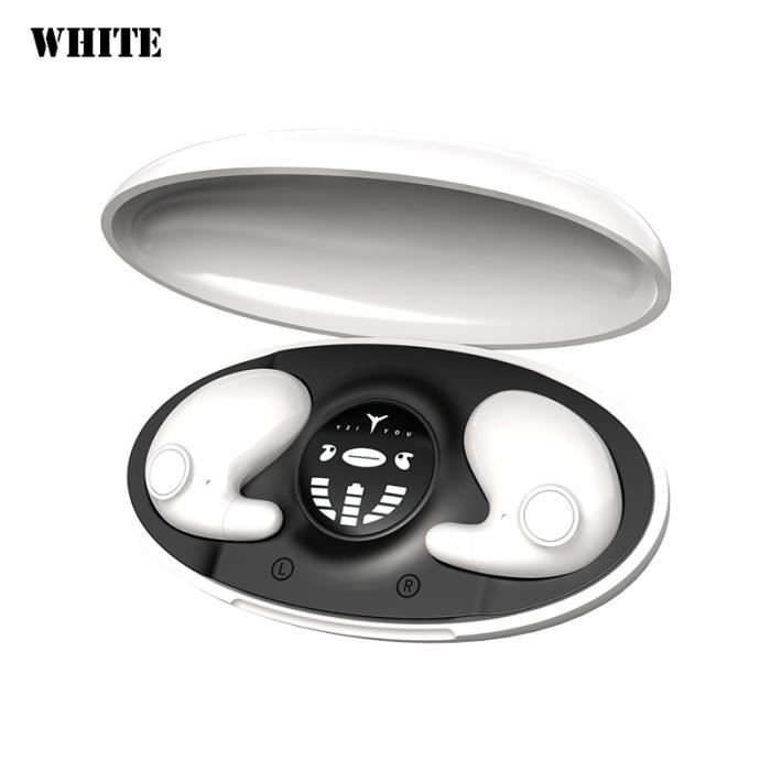 BLANC-SK-Écouteurs sans fil Bluetooth 5.3, casque de sommeil invisible,  suppression du bruit, son stéréo, éco - Cdiscount TV Son Photo