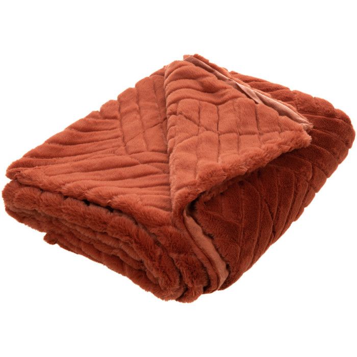 Plaid Victoria terracotta 130x170 cm - Amadeus Plaid Victoria terracotta 130x170 cm - Amadeus