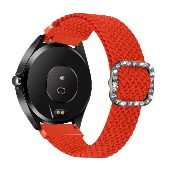 Bracelet Montre Connectée IDW19 - Tissu Réglable 14-20cm Compatible Konitee/TOOBUR